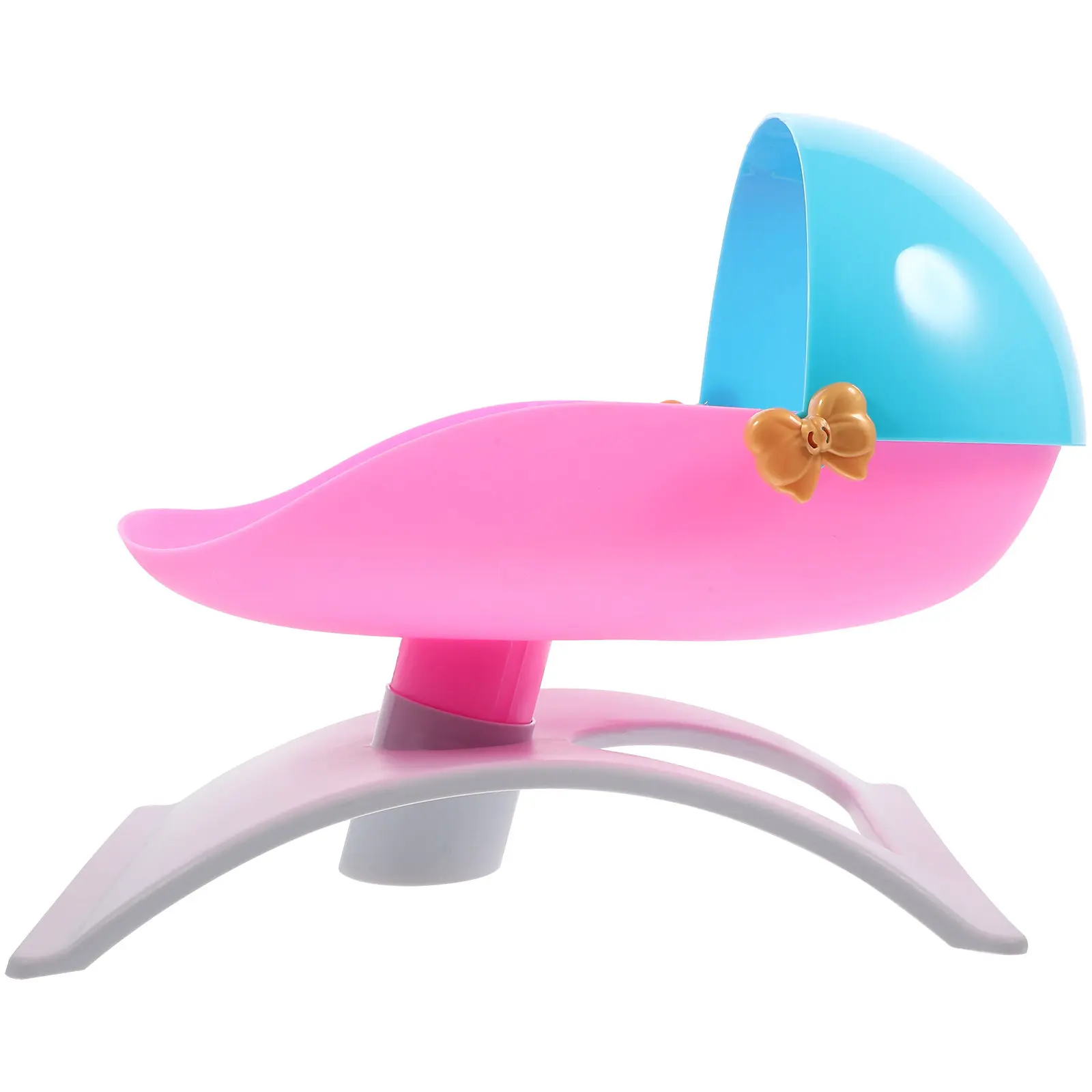 

Role Play Crib Baby Crib Light Safe Durable for Kids Pretend Play House Fun Accessory Bed Baby Bed Kids Toy