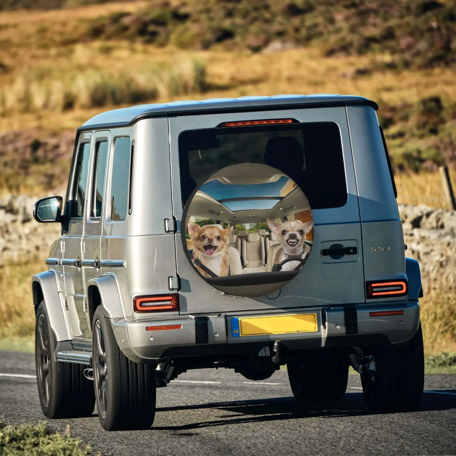 

Пылезащитный чехол для автомобильных шин Cat Driver, внедорожник, грузовик, дорожный прицеп, водонепроницаемые шины 14 дюймов, 15 дюймов, 16 дюймов, 17 дюймов, чехол для колеса, чехол для запасного колеса