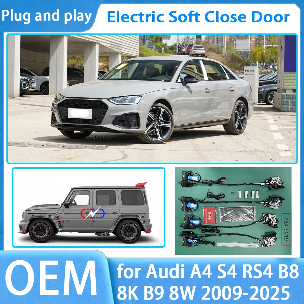 

for Audi A4 S4 RS4 B8 8K B9 8W 2009-2025 OEM Car Soft Close Door System Automatic Electric Auto Pull Power Latch Power Closing