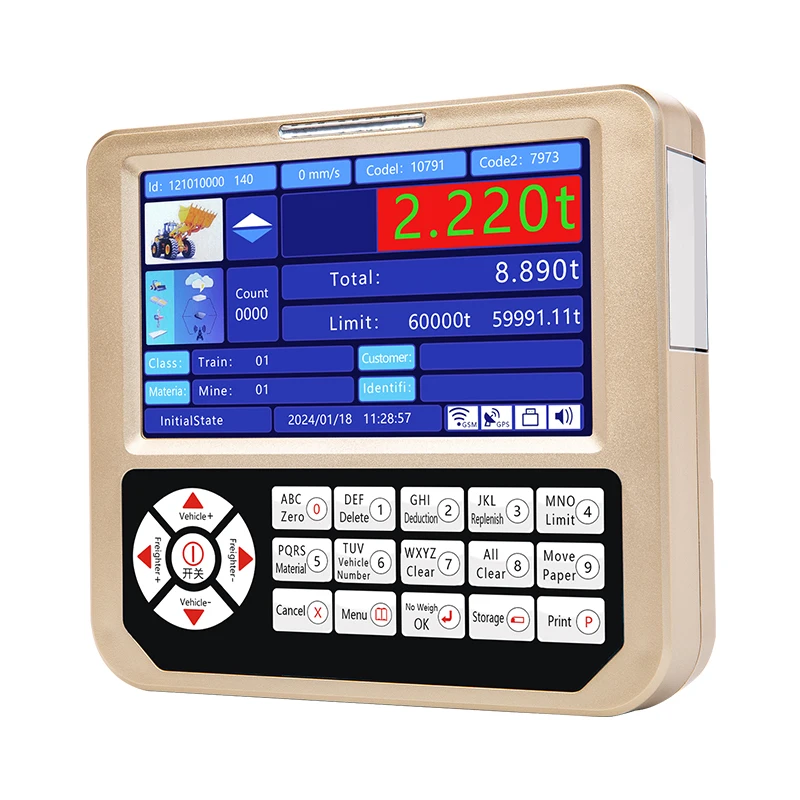 Instrumento de precisão de balanças de pesagem de pá PSD9000 para instrumentos de medição de carregadeira de rodas