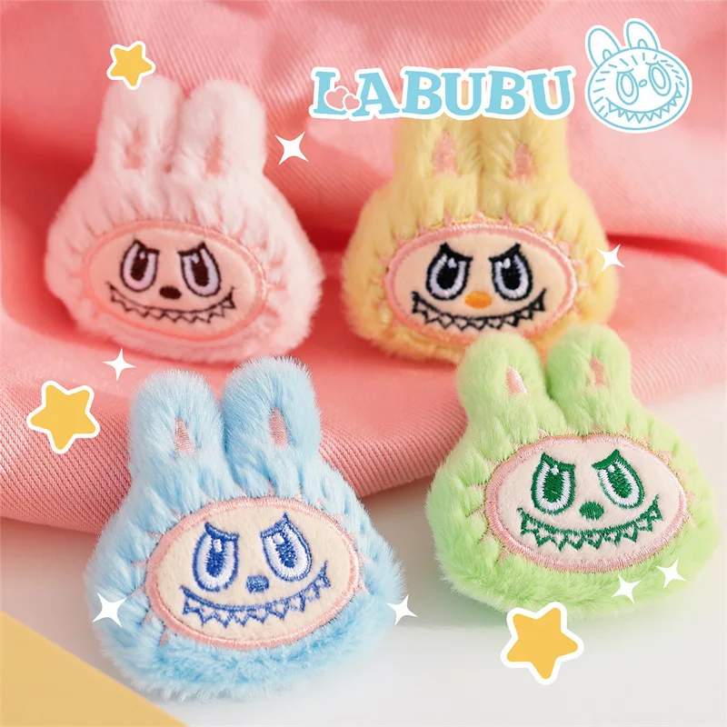 36pcs Cartoon Labubu Plush Blind Box Pendant Hair Accessories Brooch Accessories Kawaii Ornament Children'S Surprise Gifts