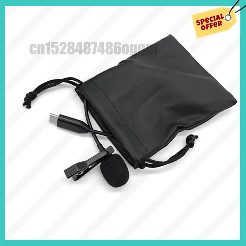 -ABJZ Condenser Lavalier Microphone For Insta360 Ace/Ace Pro/Ace Pro 2 Collar Clip Microphone