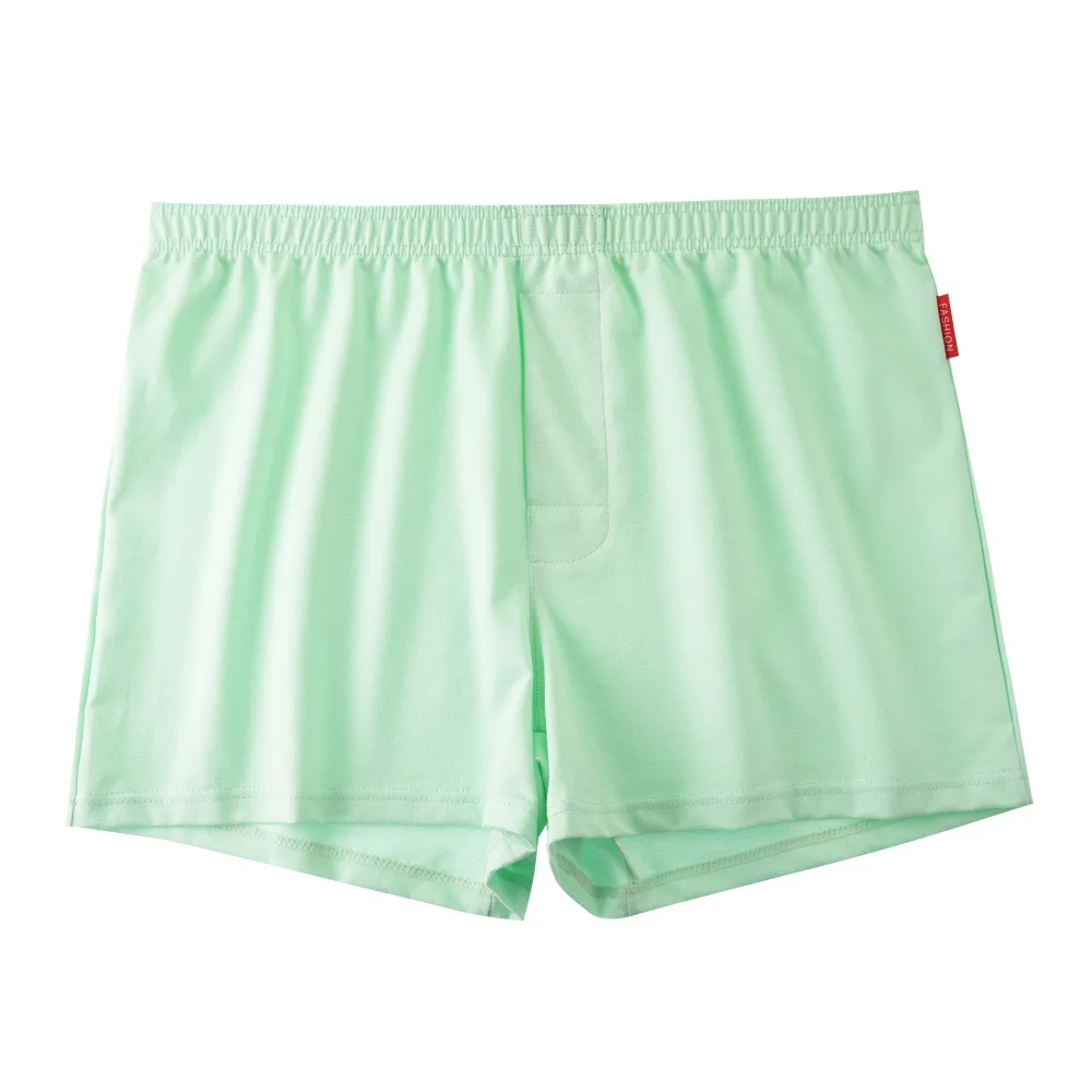 Men's Mercerized Cotton Lounge Shorts Loose Fit Breathable Casual Aro Pants