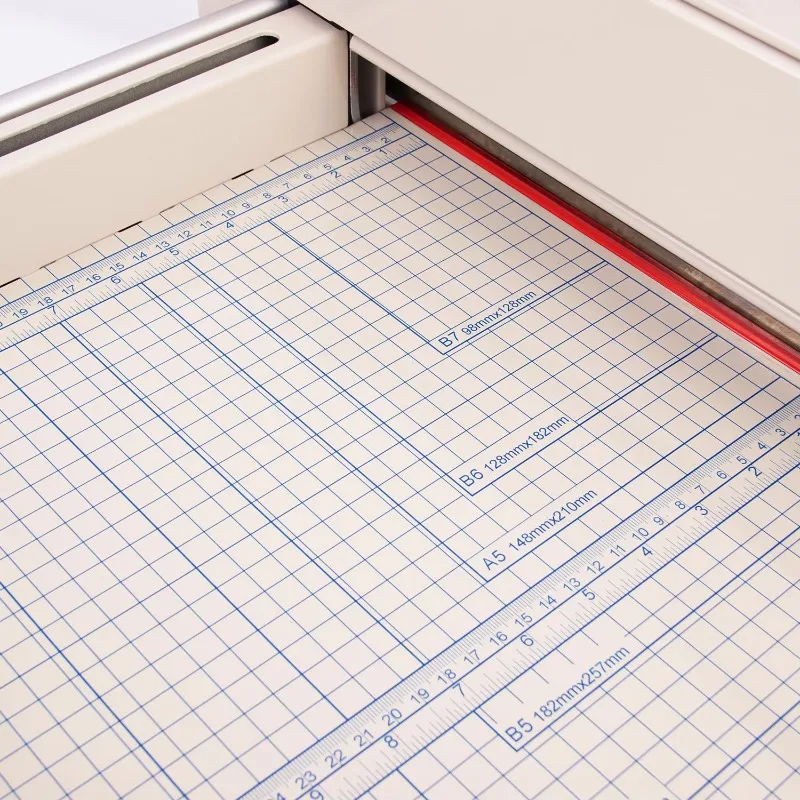 ماكينة تشذيب الورق 858 A3 عالية الكفاءة، مقصلة فولاذية شديدة التحمل #4