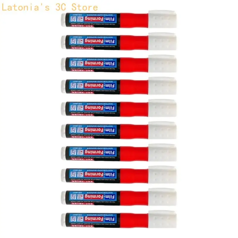 Filmbildender Whiteboard-Marker, trocken abwischbar, 10er-Pack für den Einsatz Klassenzimmer und bei Besprechungen X3UB – Detail 4