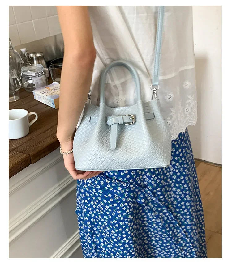 

2025 Korean Tote Bag Women Large Capacity Adjustable Strap Crossbody Shoulder Purse Minimalist Mother-Daughter Gift