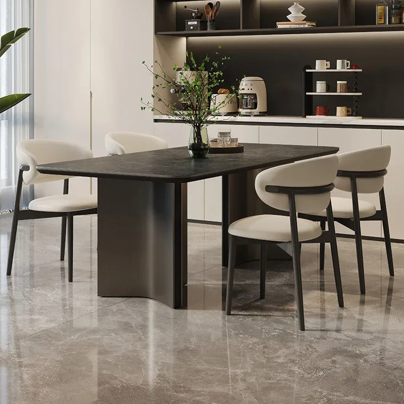 Mobile Dining Table Study Luxury Modern Mahjong Living Room Writing Dining Table Designer Kitchen Furniture