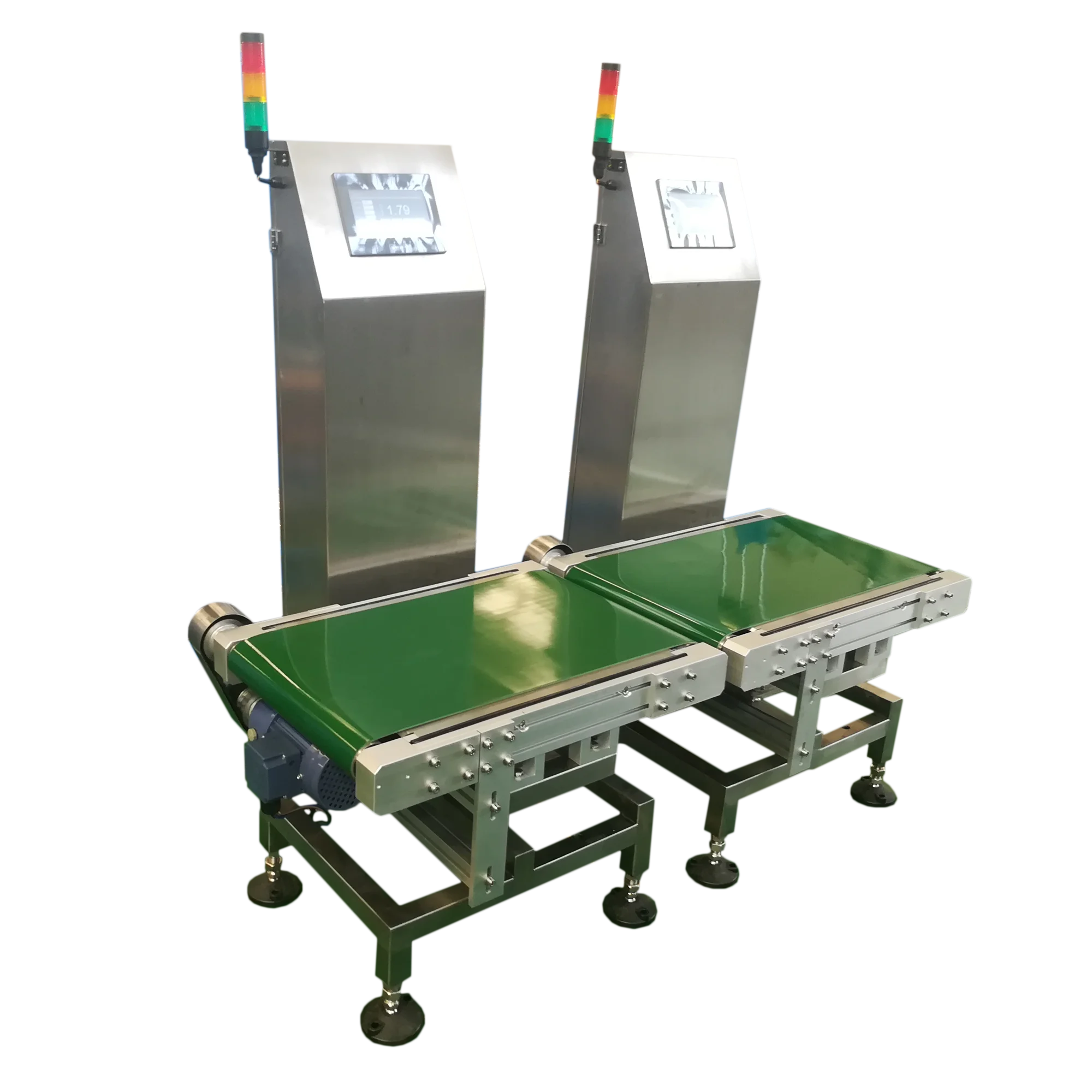 Macchina per pesare e smistare materiali medici