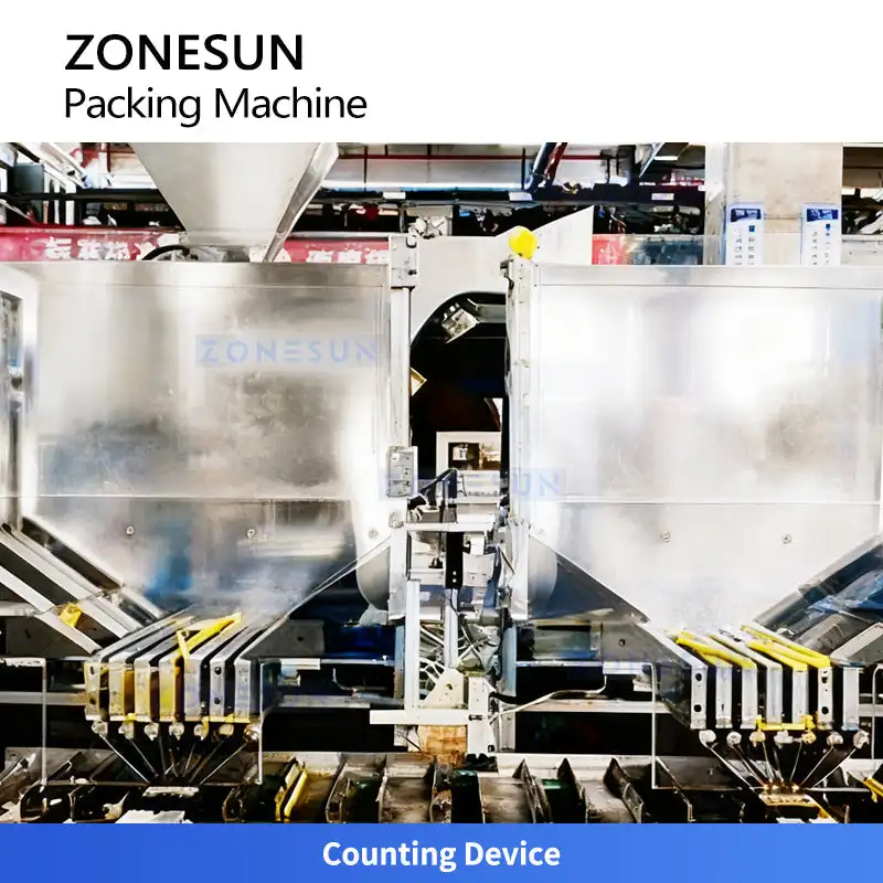 ZONESUN ZS-MSZH100 Automatic Cartoning Machine Two Hoppers Box Packing Machine for Color Chalk Pencil Crayon