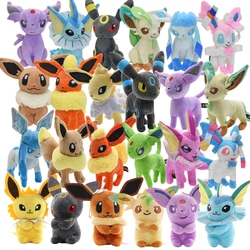 11-20cm Pokemon eeelution pluszowe zabawki Eevee Umbreon Vaporeon postacie z kreskówek brelok do kluczy lalki prezenty urodzinowe dla dziecka