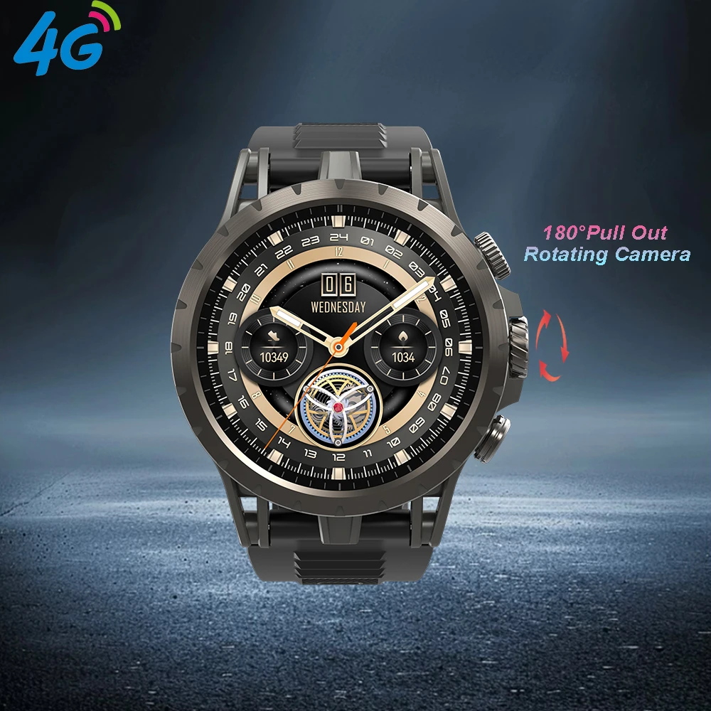 

НОВЫЕ умные часы Q85 Сетевая SIM-карта 4G 1,43 дюйма AMOLED 466*466 с выдвижным вырезом 180 ° 2-мегапиксельная вращающаяся камера с приложением для загрузки Smartwatch