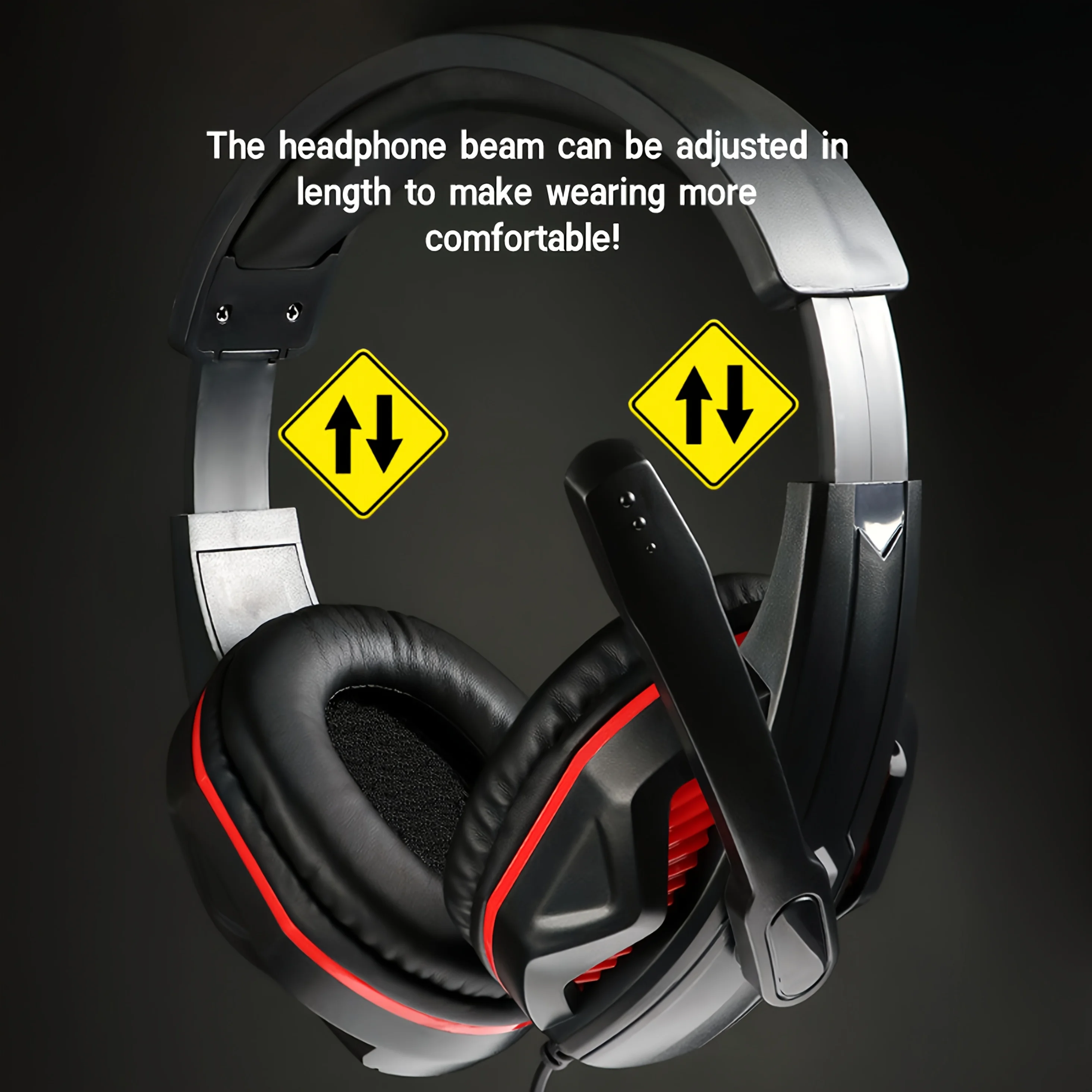 costyle gaming headset with microphone and mute is suitable for PS4, PS5, Xbox one, Nintendo Switch, view 6