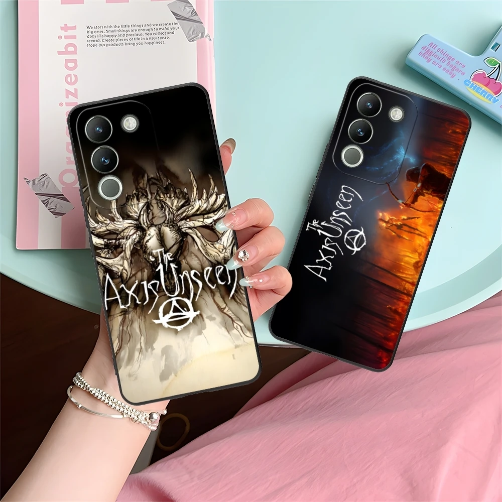 Fashion Axis Unseen Mobile Cell Phone Case for VIVO Y95 Y93 Y31 Y20 V19 V17 V15 Pro X60 NEX Black Soft Phone Cover Shell