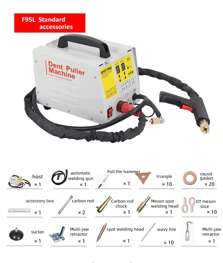 F95L Latest Product Electric Car Dent Puller Spot Machine Dent Repair Puller Dent Puller