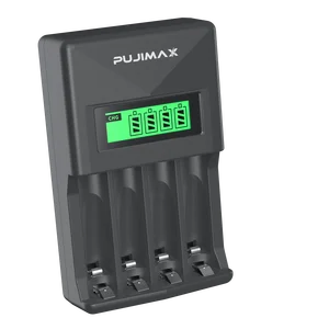 PUJIAX AA/AAA Rechargeable Battery Charger LCD Display Portable Adapter USB Cable Type Batteries Interface Tool Fast Charge 10 main sales charger for edifier phone - №1