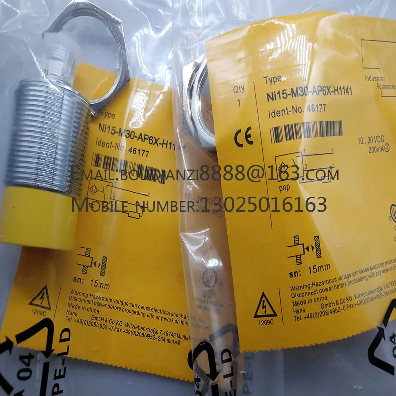 

Новый датчик приближения NI15-M30-AP6X-H1141 NI15-M30-RN6X-H1141 RP6X В наличии