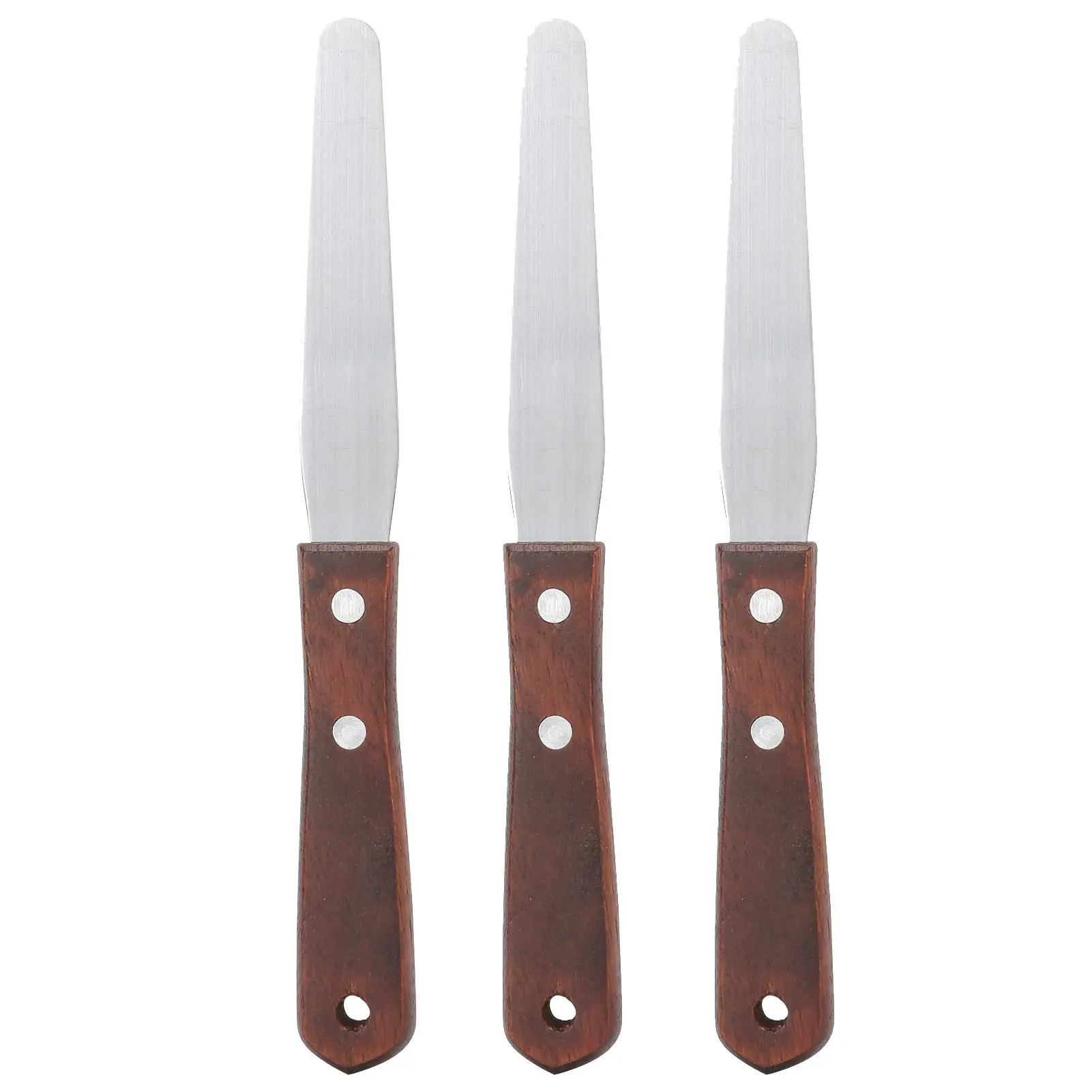 3pcs Stainless Steel Waxing Spatulas Depilation Applicators