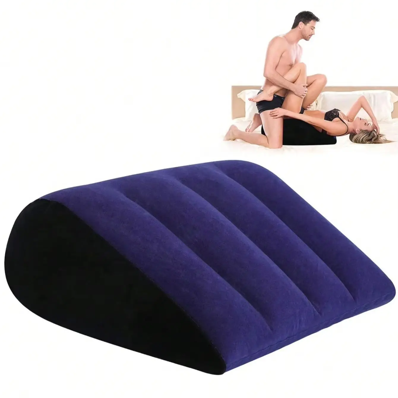 وسادة موضع الوسادة مثلث منحدر قابل للنفخ الأثاث الأزواج لعبة تحديد المواقع للوضع الأعمق وسادة دعم للزوجين