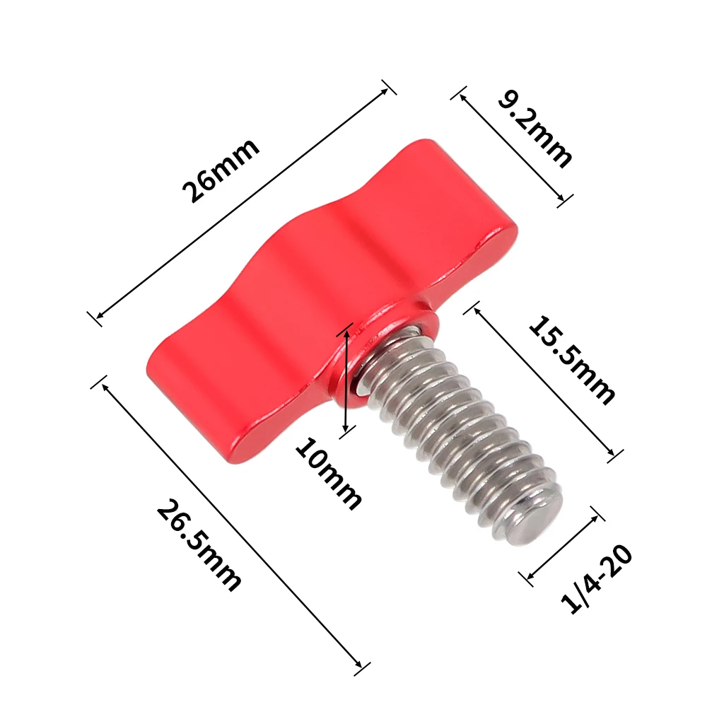 Für GoPro Hero 13 11 10 8 5 Zubehör Aluminium T Kopf Hand Schraube Daumen Knopf M5 1/4 Edelstahl Bolzen für DJI Action Kamera – Detail 33