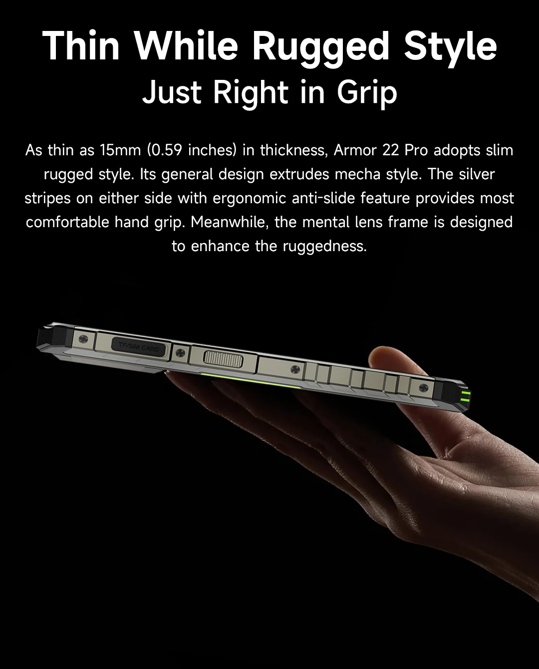 eSIM Ulefone Armor 22 Pro Rugged Phone Android 16 MTK G200 128GB/256GB Global Version Waterproof Shockproof Outdoor Smartphone