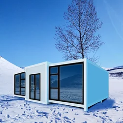 20ft 40ft folding expandable flat prefabricated living container house