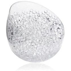 Pérolas de água claras para crianças, crescentes solos de cristal, brinquedos sensoriais transparentes, bolas de hidrogel, casamento, decoração de casa, 30.000 pcs