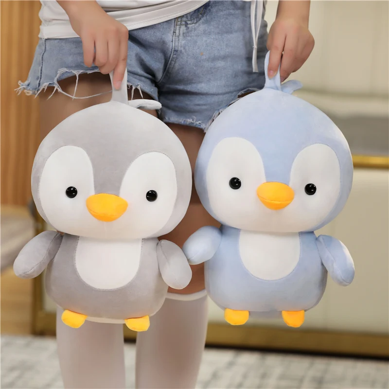 

Kawaii Cartoon Couple Penguin Plush Toys Stuffed Animal Doll Cute Soft Fat Penguin Baby Hug Pillow Girls Valentine's Xmas Gift