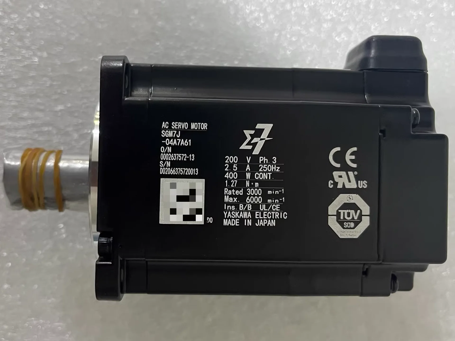 Servo Motor SGM7J-04A7A61 Brand New Original Genuine，SGM7J 04A7A61