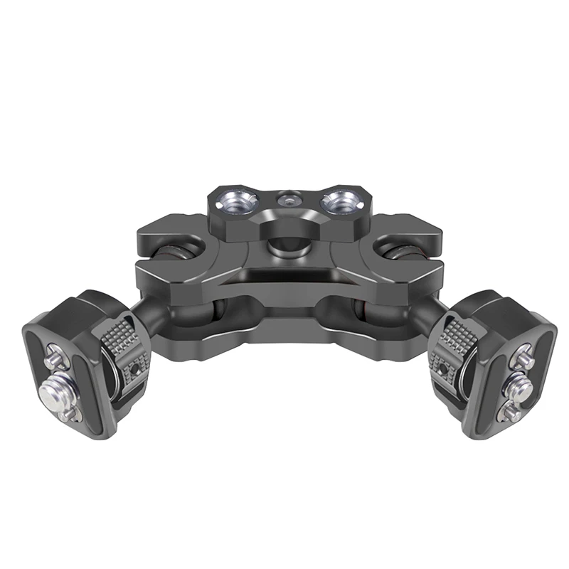 Doppelte Kugelköpfe Magic Arm 1/4'' 3/8'' Schraube für DSLR Kamera Monitor Mikrofon Video Licht Super Clamp Kamera Käfig Halterung – Detail 13