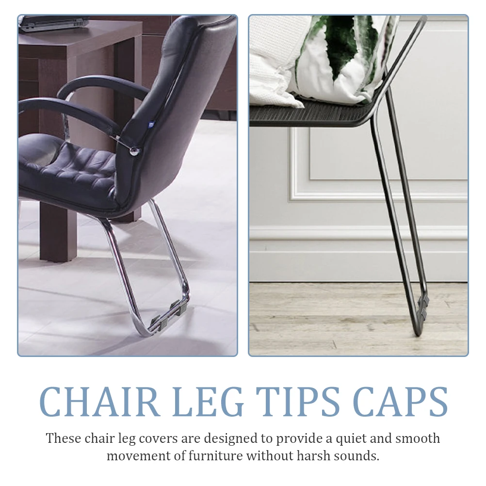 

10pcs Chair Leg Covers Non Slip Floor Protectors 25mm Plastic niture Feet Sliders Stool Glides Foot Caps Protect Tile Wood
