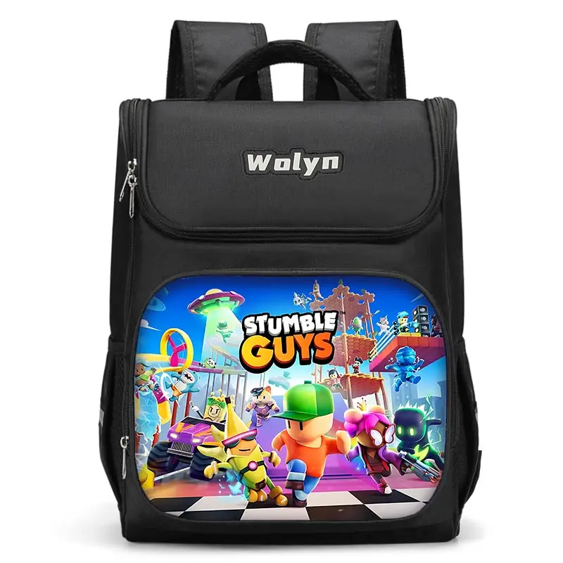 Stumbles Guyss Large Child Backpack Boy Girls School Bag For Men Women Traveling Backpack Durable and Multi Compartmen