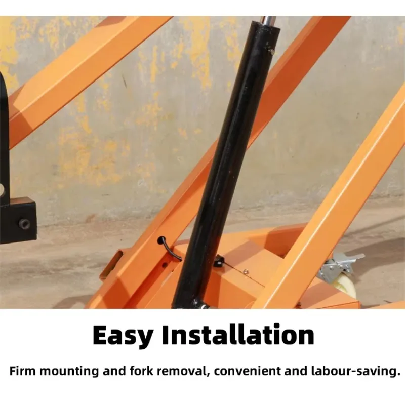 رافعة شوكية مفصلية محمولة بسعة تحميل 500 كجم مكدس هيدروليكي كهربائي صغير لرفع المقص في ورشة عمل المستودعات
