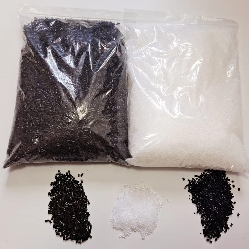 100g 500g 1kg Schmelzkleber Hartkleber Keratin Italienischer Keratinkleber für Haarverlängerungen (Transparent Weiß, Schwarz, Dunkelbraun)