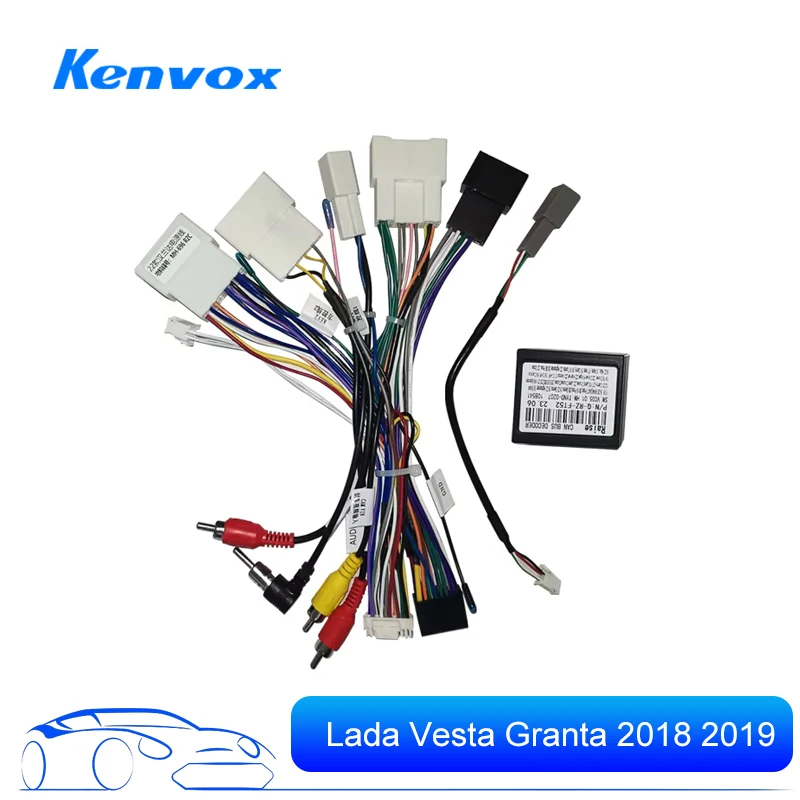 

Android автомобильный радиоприемник Canbus Box декодер для Toyota prado corolla highland sienna venza 16-контактный жгут проводов разъем кабель питания