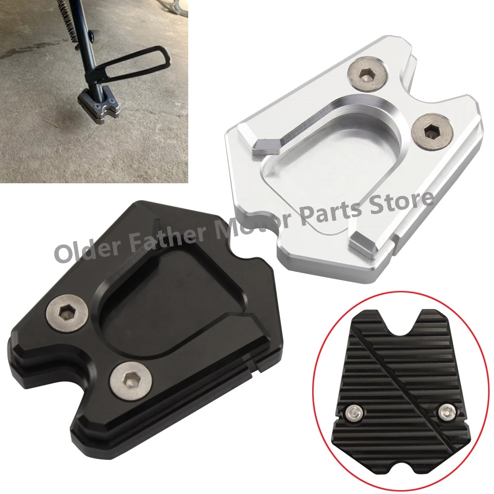 

Motorcycle Accessory Kickstand Extender Foot Side Stand Extension Foot Pad Support Plate For Vespa GTS 300 GTV 3Vie Sprint LX125