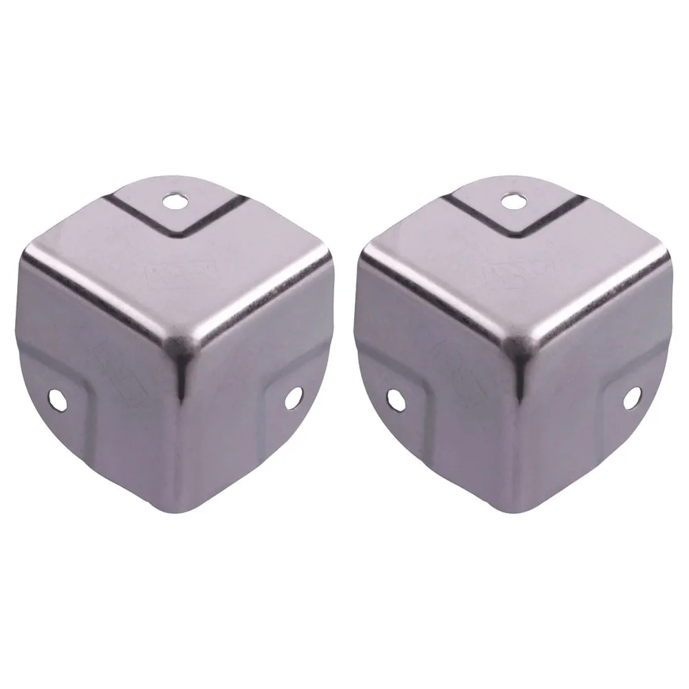 4Pcs Stainless Steel Table Corner Guard Elegant Angel Shape Protector for Storage Box Couches Ottomans Decorative Use