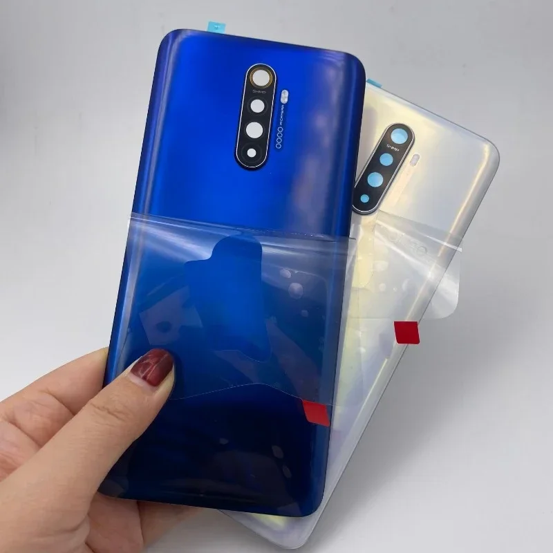 Glass battery back cover rear replacement with camera lens for Oppo realme X2 Pro