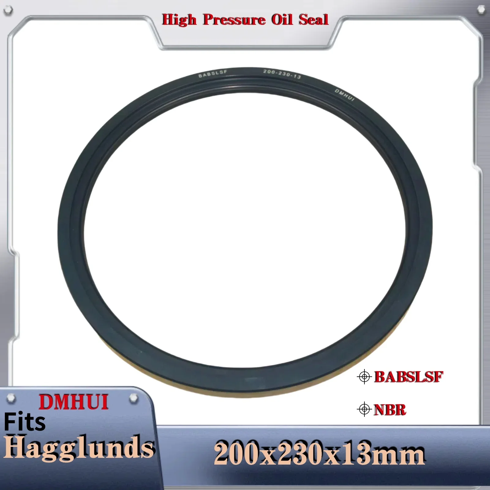 

Shaft oil seal 200*230*13 For Hagglunds CA50 SA0N000233 Hydraulic Motor Motor Rotary Shaft Seal 200X230X13