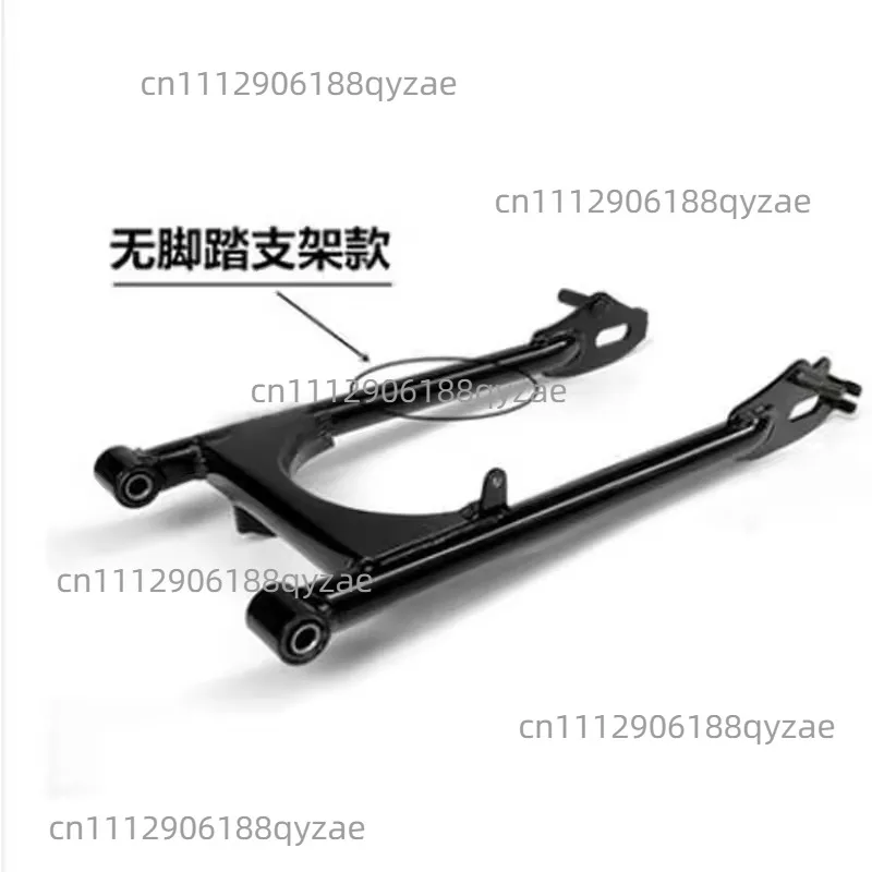52cm Extended Motorcycle Swingarm, Retro Round Tube Rear Fork, Universal Bolt-On Non-Peg Mount