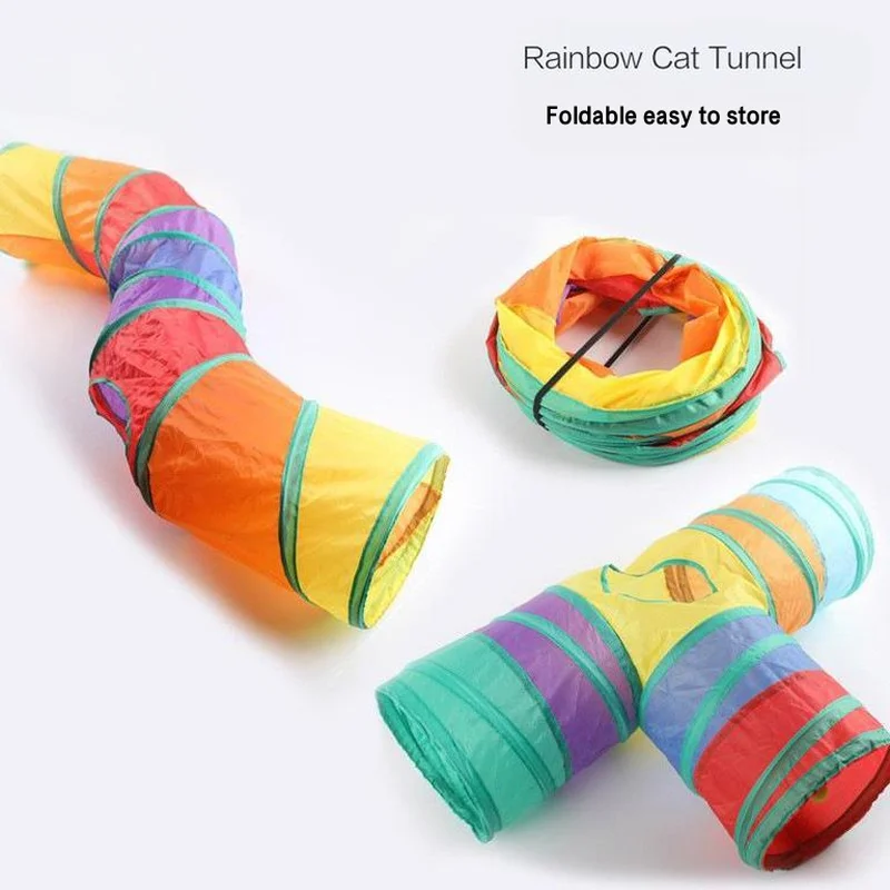 

Pet toys cat self entertainment tunnel can be combined disassembled and washed cat four season toys drilling tent