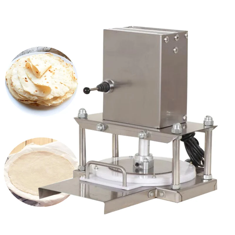 110V 220V Dough Press Machine Stainless Steel Corn Tortilla Maker For Make Tortillas Macaroni Crepes