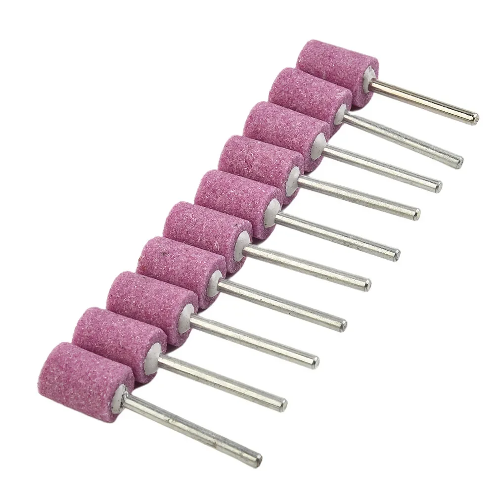 10Pcs Mounted Grinding Stone Head Set 12mm Abrasive Polishing Wheel Bits Shank For Grinder Drill Power Tool Accessory