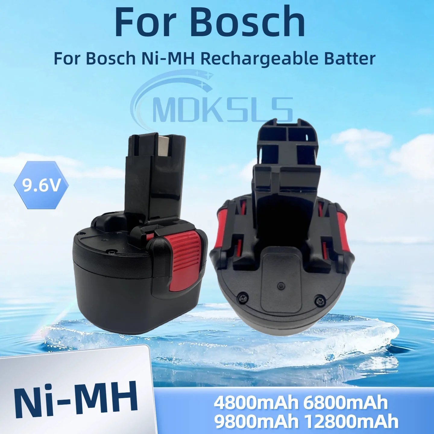 for Bosch PSR 960 BH984 BAT048 BAT119 9.6V-4800mAh-12800mAh Bosch Ni-Cd Rechargeable Battery Power Tools Battery