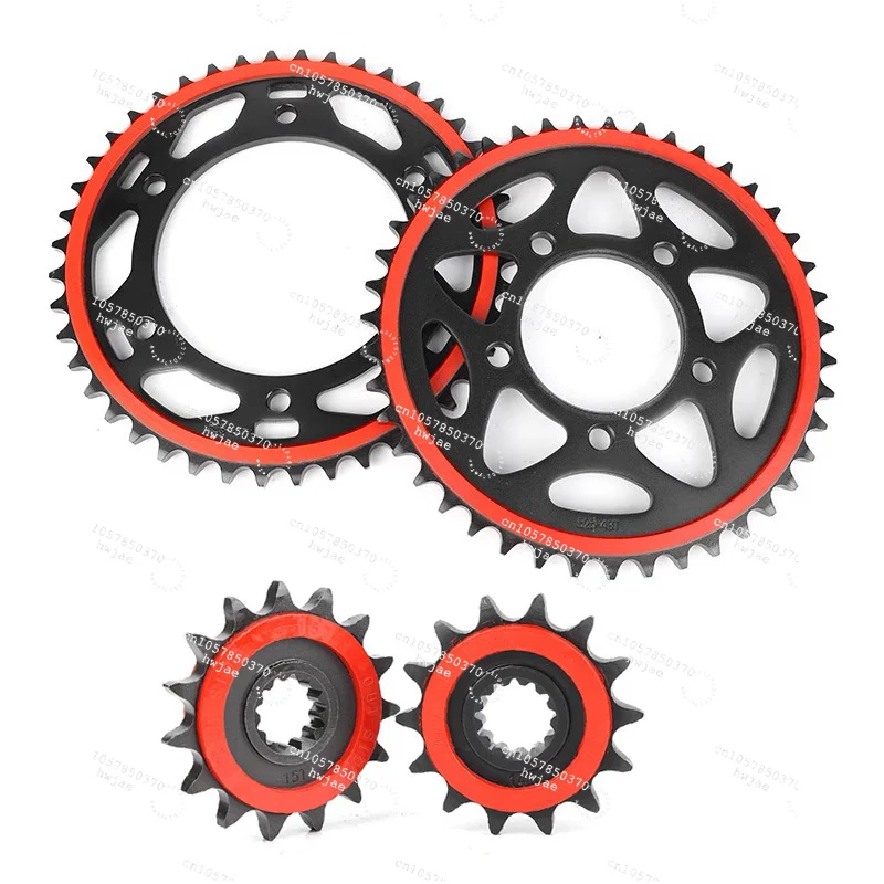 Silent Durable ENGINE SPROCKET Front & Rear Sprocket Fly Chain Wheel 14T 15T 42T 44T for Benelli TRK 502 502X TRK502 TRK502X