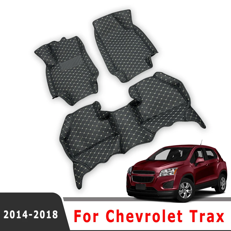 

Car Floor Mats Trunk Carpets For Chevrolet Trax 2018 2017 2016 2015 2014 Auto Custom Interior Protector Foot Covers Waterproof