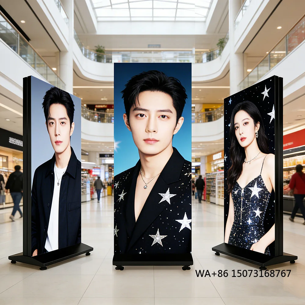 

High Resolution Full Color Movable Led Advertising Screen Indoor Personalized Led Poster for Superstore