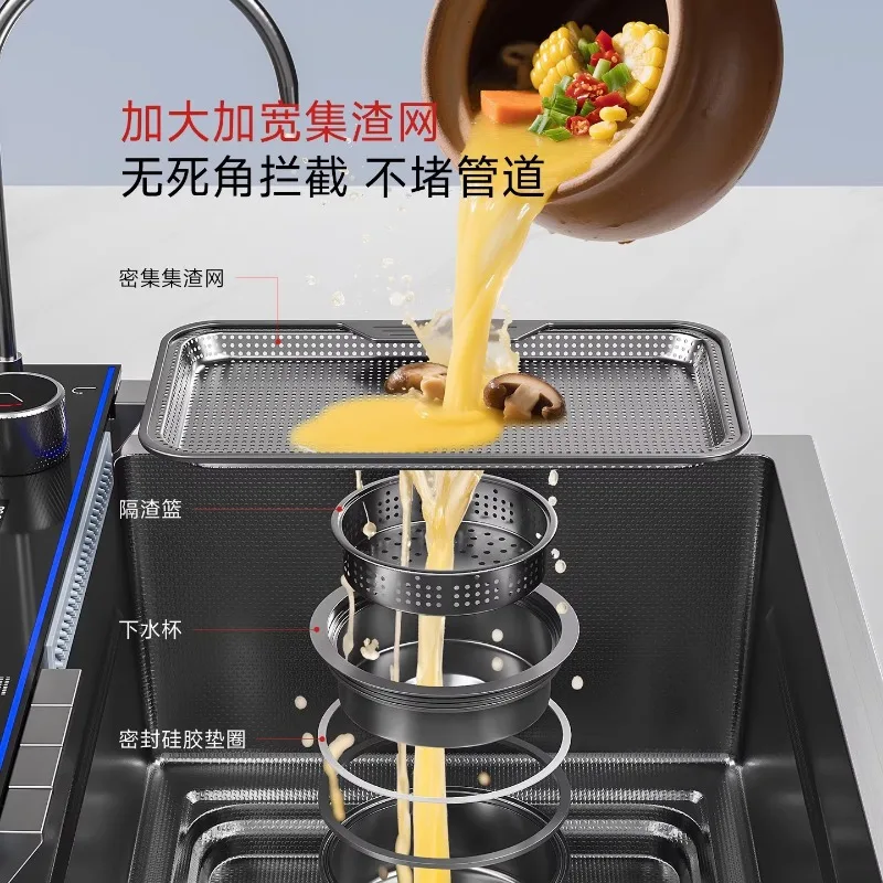 Stainless Steel Kitchen Sinks Basin Large Capacity Excellent Kitchen Sinks Resistance Home Improvement Lavelli Da Cucina ZY40SC