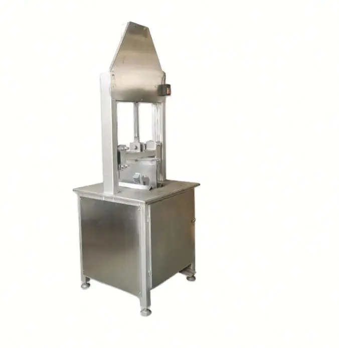 Stainless Steel Hydraulic Vertical Splitting Machine Half-Splitting Brain Cutting for Pig Sheep Head Cutter Retain the Brain