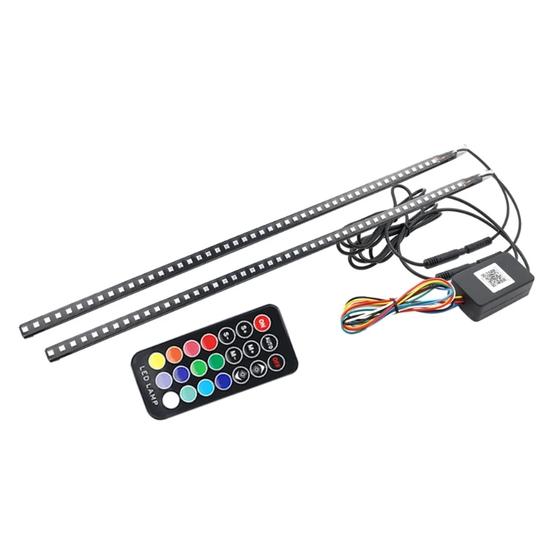 48 LED  Knight Scanner Lighting Bars Universal for Car SUV with Remote Control 22in Vehicle Exterior Decoration