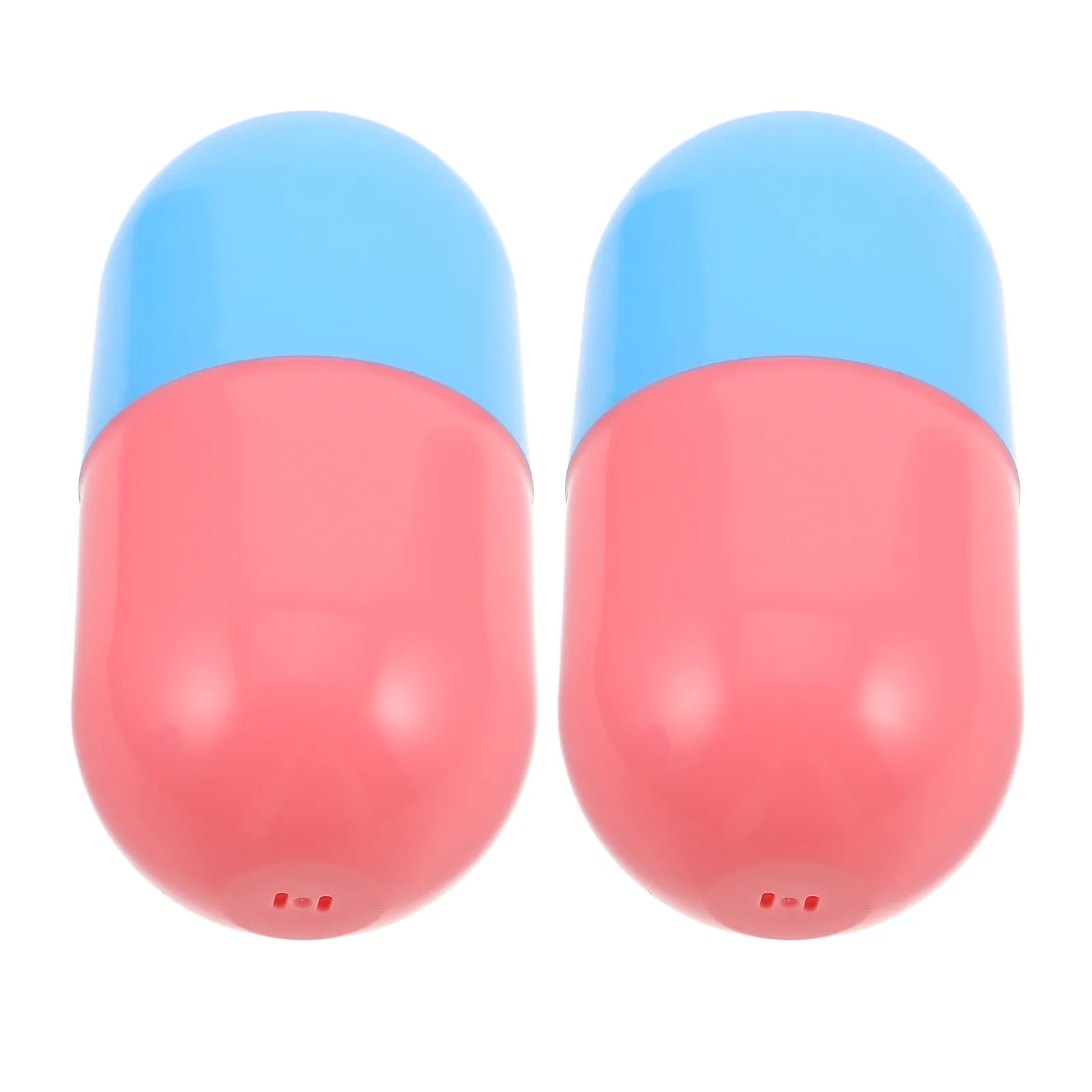 

2Pcs 9x18cm Egg-Shaped Pill-Shaped Plastic Keepsake Capsules Container for Birthday Graduation Wedding Memory